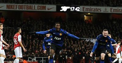 Danny Welbeck goal Arsenal vs Manchester United