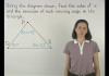 Watch Video on Angles of a Triangle - Triangle Sum Theorem - Geometry Help