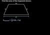 Watch Video on Area of a Trapezoid - Geometry Help