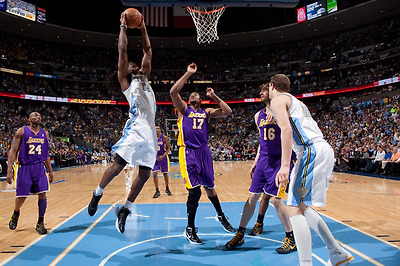 Kenneth Faried #35 Of The Denver Nuggets Dunks