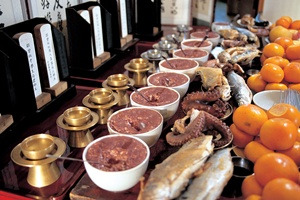 예천의 동지차례상