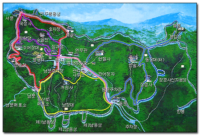 [광주, 송파] 남한산 등산지도