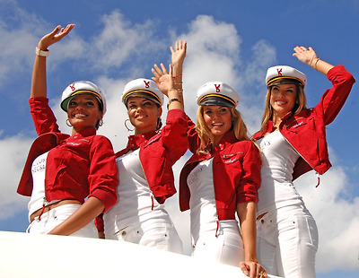 11/14 [빅토리아 시크릿 모델들] 요트 위에서 포토 슛