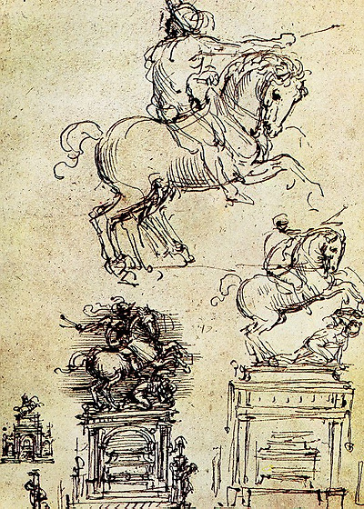 트리블지오 기마상을 위한 습작(習作) 