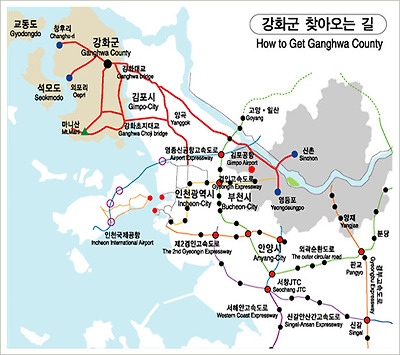 강화도 여행지도