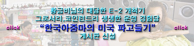 한국아줌마의 E-2 개척기
생생한 경험담을 들어세요
황금비의 미국 파고들기