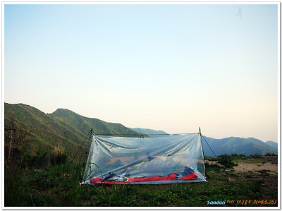비박용 비닐텐트 설치방법!
