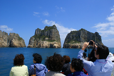 거문도백도여행 - 거문도가는배, 백도해상관광