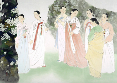 조선시대 화가 신윤복의 그림