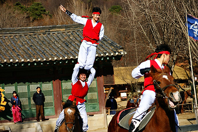 초겨울의 용인 민속촌