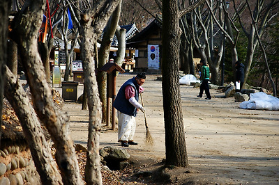 초겨울의 용인 민속촌