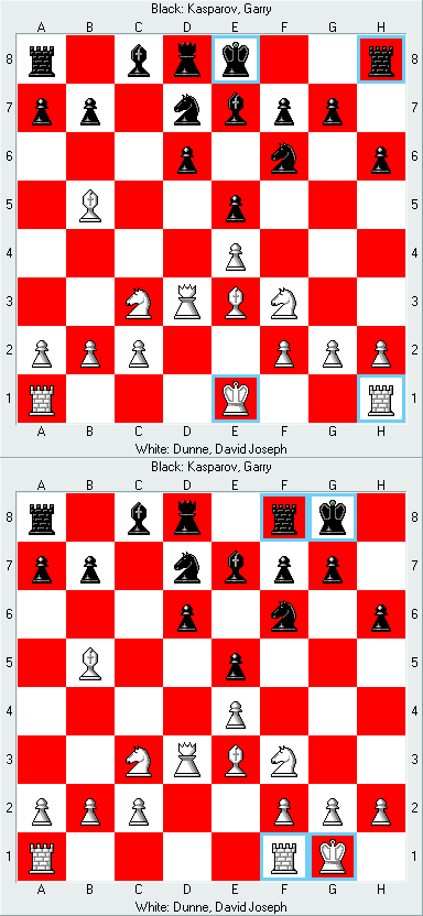 Kingside Castling - Before : After