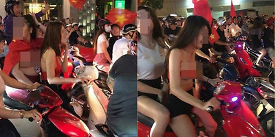 Khỏa th&acirc;n ăn mừng ĐT U23, những c&ocirc; g&aacute;i khiến tất cả thốt l&ecirc;n vui th&ocirc;i đừng vui qu&aacute; - Ảnh 3.