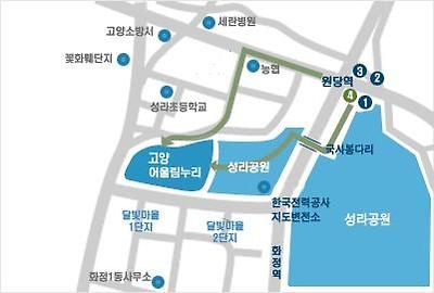 지하철이용시 약도