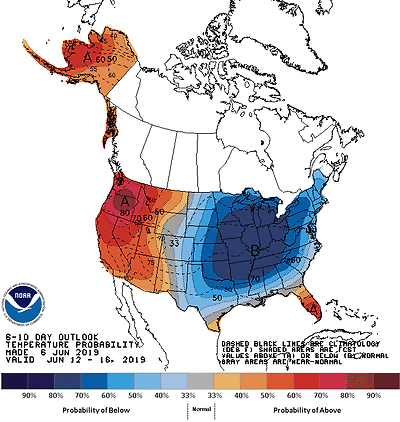 미국 Geoengineering는 Freeze Fry Extremes를 창조합니다 2019 년 6 월