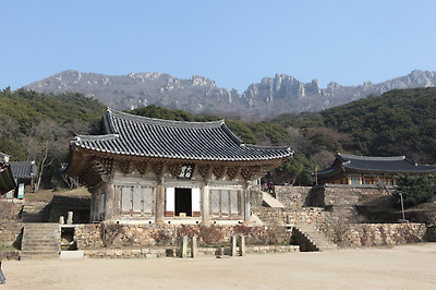 달마산을 병풍처럼 두른 미황사