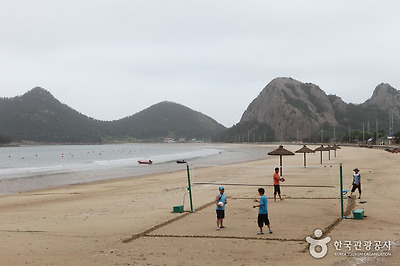 선유도해수욕장 전경