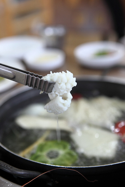 여름철 여수 별미, 갯장어샤부샤부