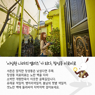 ‘이상한 나라의 앨리스’가 되다, 창성동 미로미로