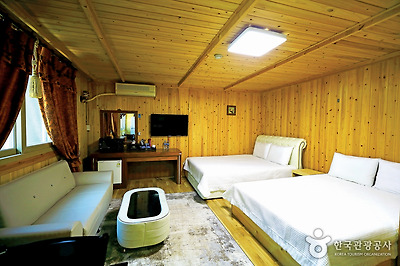 무주리조텔의 객실 내부
