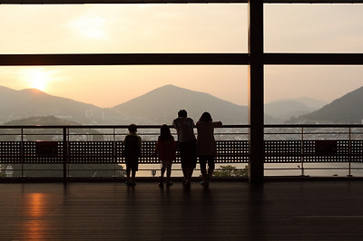 여수해상케이블카 정류장(돌산공원 쪽) 전망대
