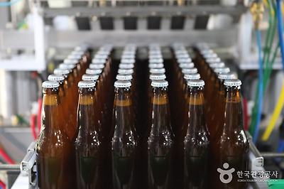 병입 완료된 맥주들