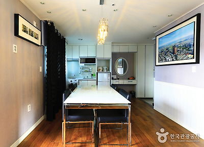 굿모닝레지던스호텔휴 객실 내 주방