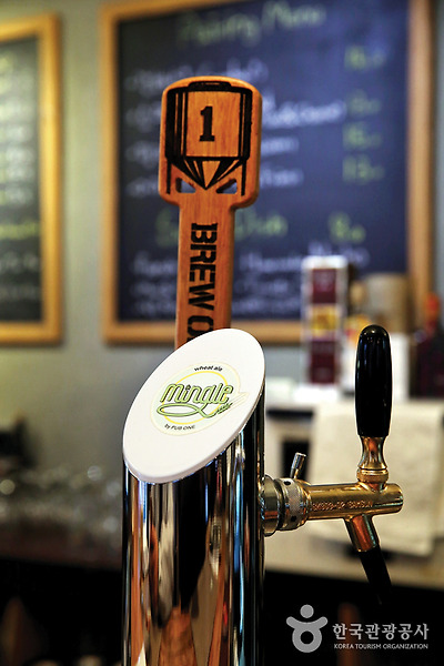 크래프트원에서 맛볼 수 있는 국산 크래프트 비어 1호 ‘밍글’