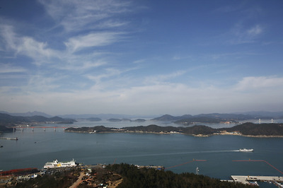 완도항과 다도해