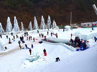 겨울을 만끽할 수 있는 포천백운계곡동장군축제