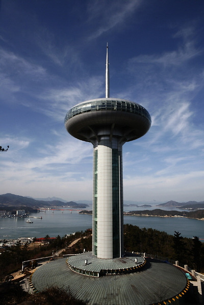 다도해가 한눈에 들어오는 완도타워