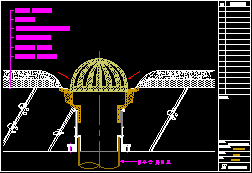 KCD-2000 수직형 루프드레인(ROOF DRAIN)주공형 설치 상세도