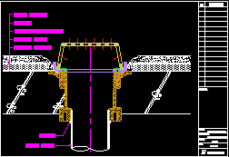 KCD-2150 수직형 루프드레인(ROOF DRAIN)방수층고정기능, 용접식 배관연결형 설치 상세도