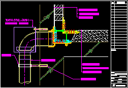 KCD-2320 수직형 루프드레인(ROOF DRAIN)강관용 방수층고정 및 마감높이조절기능, 나사식 배관연결형 설치 상세도