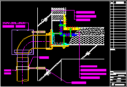 KCD-2320 수직형 루프드레인(ROOF DRAIN)강관용 방수층고정 및 마감높이조절기능, 나사식 배관연결형 설치 상세도