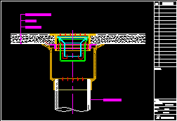 KCD-2600 플로어드레인(FLOOR DRAIN)봉수형 설치 상세도