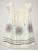 Shapes and lines embroidered dress