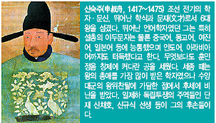 신숙주와 청의동자