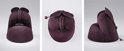 익선관 의  앞 위 옆 모습