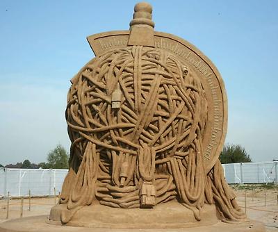 Tangled - Sand sculptures in Xanten
