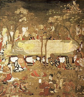 Death of Buddha, 1086 AD, Byodoin Death of Buddha, 1086 AD, Byodoin