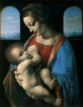Madonna Littac. 1490-91Tempera on canvas, transferred from panel, 42 x 33 cmThe Hermitage, St. Petersburg
