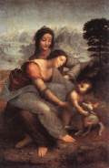 The Virgin and Child with St Annec. 1510Oil on wood, 168 x 130 cmMus&eacute;e du Louvre, Paris