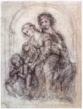 Design for St Annec. 1501Slate pencil on prepared paper, 218 x 164 mmPrivate collection, Geneva