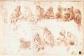 Study for the Last Supper1494-95Red chalk on paper, 260 x 392 mmGallerie dell'Accademia, Venice
