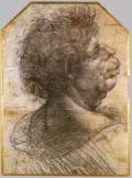 Grotesque head1500-05Black chalk on paper, 390 x 280 mmChrist Church, Oxford