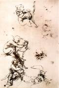 Study of a child with a cat (facsimile)c. 1478Pen and ink on paper, 206 x 143 mmGalleria degli Uffizi, Florence