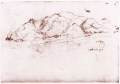Landscape near Pisa1502-03Red chalk on paper, 211 x 150 mmBiblioteca Nacional, Madrid