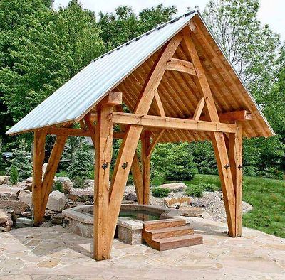 10 Timber Frames That Will Make You Want To Soak in a Tub - Timber Frame HQ - Trillium Dell Timberworks