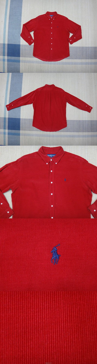 Ralph Lauren 남성의류 셔츠 ●(XL) 폴로랄프로렌 남성 레드 코듀로이 셔츠● 2